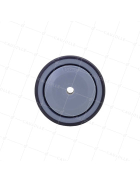 Rueda EN CAUCHO FLEXIBLE ANTI- DESGASTE Y NO MANCHANTE DIÁMETRO 80MM CON FIJACIÓN DE 8 MM - GAL S15 80 RB