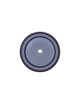 Rueda EN CAUCHO FLEXIBLE ANTI- DESGASTE Y NO MANCHANTE DIÁMETRO 80MM CON FIJACIÓN DE 8 MM - GAL S15 80 RB