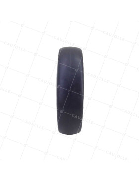 Rueda DE CAUCHO SUAVE ANTI- DESGASTE Y NO MANCHANTE DIÁMETRO 125MM CON FIJACIÓN DE 8 MM - GAL S15 125 RB