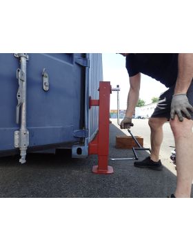 GATO DE ELEVACIÓN PARA CONTENEDORES CON ENGANCHE AL RINCÓN ISO 1161