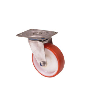 Rotante INOX EN NYLON/POLIURETANO PIVOTANTE DIÁMETRO 100 MM CARGA 150 KG