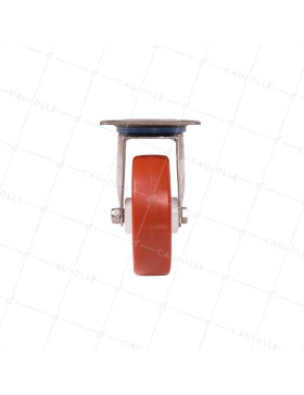 Rotante INOX EN NYLON/POLIURETANO PIVOTANTE DIÁMETRO 100 MM CARGA 150 KG