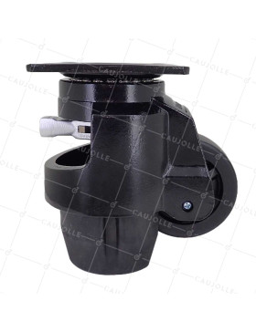 Rotante TRANSFORMABLE EN PIED FIJO PARA UTILIZACIÓN REGULAR DIÁMETRO 75 MM CARGA 750 KG - ESTABILIZADOR 75 A CRIC