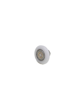Rueda DE PUERTA DE DUCHA HOMBRO Y ROSCADO DIÁMETRO 25x5.5 LONGITUD DEL CUBO 11 + BOLSA M6