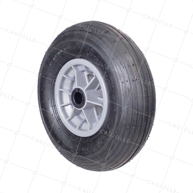 Rueda de carretilla INFLABLE DIÁMETRO 325 MM CARGA 125 KG PARA EJE DE 25 MM - S1006P 6 PULGADAS L25/74