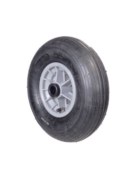 Rueda de carretilla INFLADA DIÁMETRO 325 MM CARGA 125 KG PARA EJE DE 25 MM - S1006P 6 PULGADAS L25/100