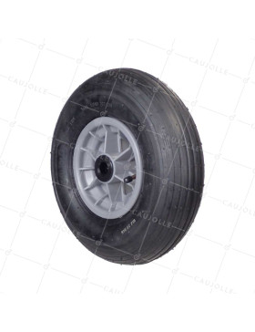 Rueda de carretilla INFLADO DIÁMETRO 325 MM CARGA 125 KG PARA EJE DE 20 MM - S1006P 6 PULGADAS R20/74 • Caujolle