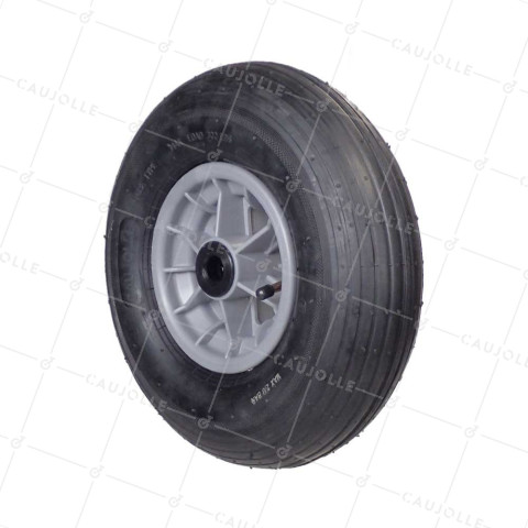 Rueda de carretilla INFLADO DIÁMETRO 325 MM CARGA 125 KG PARA EJE DE 20 MM - S1006P 6 PULGADAS R20/74 • Caujolle
