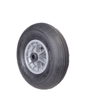 Rueda de carretilla INFLADA DIÁMETRO 325 MM CARGA 125 KG PARA EJE DE 20 MM - S1006P 6 PULGADAS R20/100