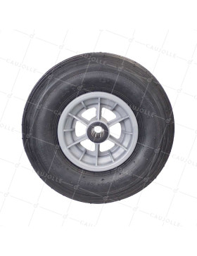Rueda de carretilla INFLADA DIÁMETRO 325 MM CARGA 125 KG PARA EJE DE 25 MM - S1006P 6 PULGADAS R25/74