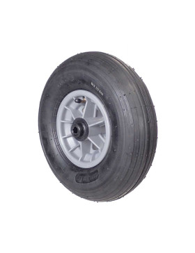 Rueda de carretilla INFLADA DIÁMETRO 325 MM CARGA 125 KG PARA EJE DE 14 MM - S1006P 6 PULGADAS L14/100