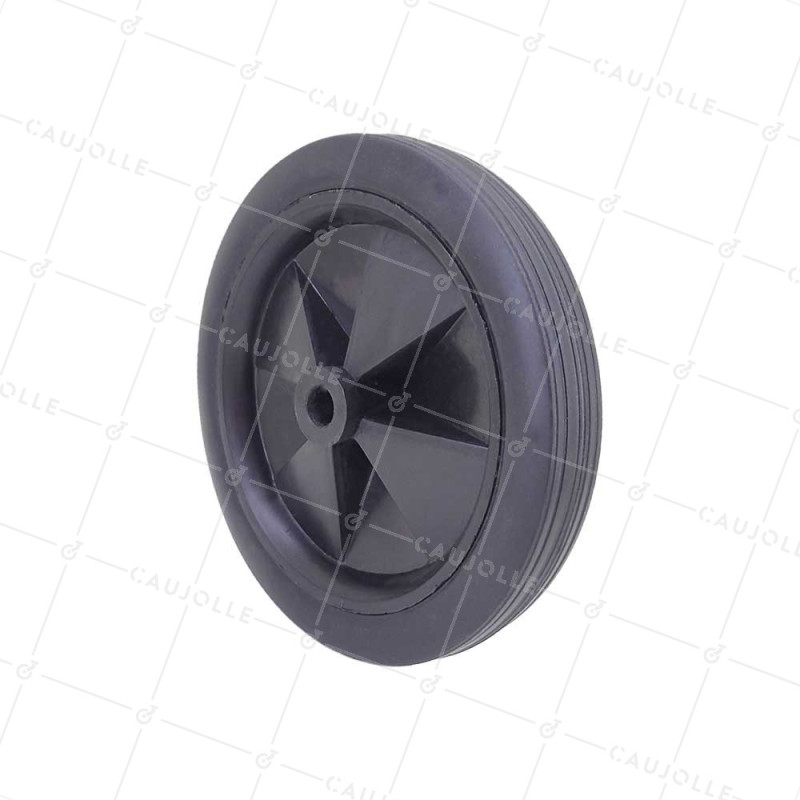 Rueda DE JOUET PVC NARANJA DIÁMETRO 150MM CARGA 30 KG EJES 10 MM - S7300