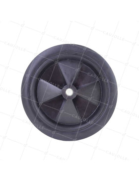 Rueda DE JOUET PVC NARANJA DIÁMETRO 150MM CARGA 30 KG EJES 10 MM - S7300