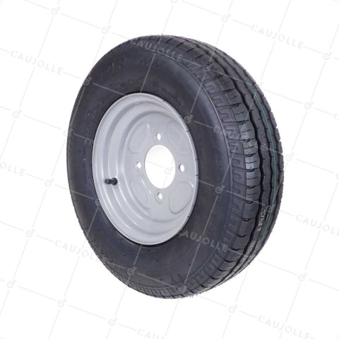 Rueda DE Remolque RODANTE PREMIUM DIÁMETRO 500 MM CARGA 475KG EJE 85 MM - S2921 145R10 G VELOCIDAD • Caujolle