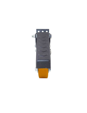 LOTE DE 4 - RUELETTE DE POLIURETANO RETRACTIL PARA MESA DIÁMETRO 60 MM CARGA 60KG LOTE DE 4 - ELEVADOR PU X4