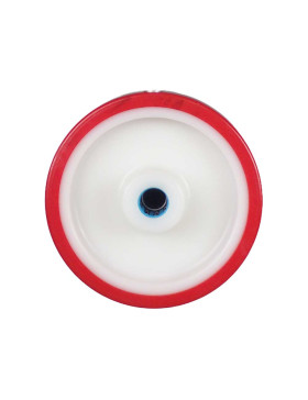 Rueda BI MATERIA NYLON POLIURETANO DIÁMETRO 160 MM CARGA 300 KG Cojinete A RODILLOS INOX 20 MM - S2450BP 160/40 LM58 RR INOX 20