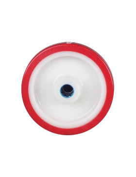 Rueda BI MATERIA NYLON POLIURETANO DIÁMETRO 150 MM CARGA 200 KG Cojinete A RODILLOS INOX 20 MM - S2450BP 150/40 LM60 RR INOX 2