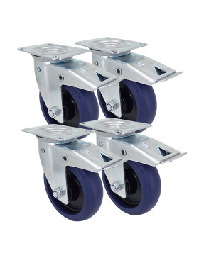 LOTE DE 4 Rotantes PARA CARRO DE RETORNO DIRECCIONAL AUTOMÁTICO DIÁMETRO 125 MM - S2NS 125 AF RB STAB