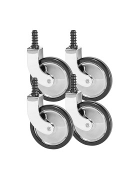 LOTE DE 4 Rotantes RETRO PARA MESA DE BAR 75 MM - ROULBAR 75