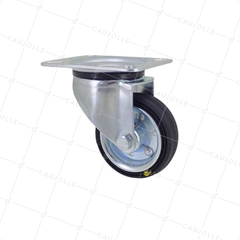 RUEDA ANTIESTÁTICA DIÁMETRO 80MM CARGA 65KG - S2C 80 ANTIESTÁTICA