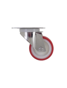Rotante INOX 316L CON Bandaje NYLON/POLIURETANO GIRATORIA DIÁMETRO 80 MM CARGA 150 KG - INOX 316L PIV 80NP