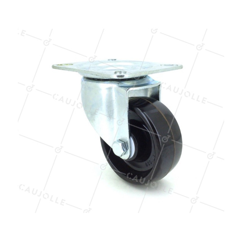 RUEDA RESISTENTE AL CALOR CON UN DIÁMETRO DE 80 MM CARGA 100 KG -  S2 270° 80
