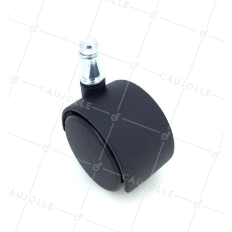 RUEDA DE SILLA QUE SE FIJA CON UN DIÁMETRO DE 50 MM CON VARILLA LISA DE 10 MM DE CARGA 50 KG - S49TL 50/10 • Caujolle