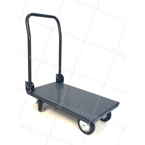 CARRETILLA DE MANTENIMIENTO PLEGABLE DE ACERO, CARGA DE 400 KG • Caujolle