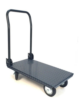 Chariot pliant acier 400 kg anse rabatable