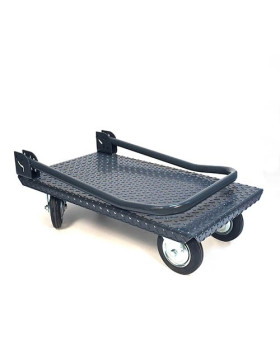 Chariot pliant acier 400 kg anse rabatable