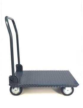 Chariot pliant acier 400 kg anse rabatable