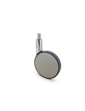 RUEDA CON VARILLA ROSCADA DE DISEÑO CON UN DIÁMETRO DE 80 MM CARGA 25 KG - S45TF