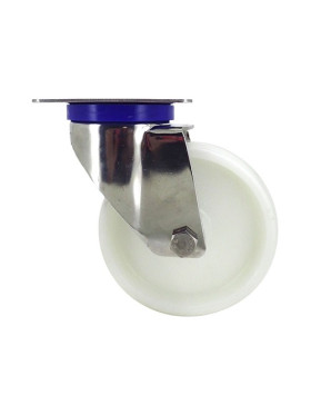 Rotante INOX EN NYLON PIVOTANTE DIÁMETRO 125 MM CARGA 150 KG