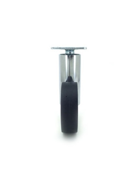 ROULETTE FUTURISTE DIAMÈTRE 65 MM CHROMÉE À PLATINE GRAVITY 65PC
