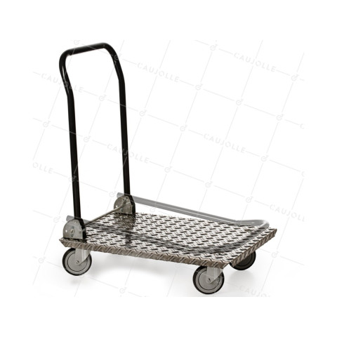 CARRO DE MANUTENCIÓN PLEGABLE PREMIUM EN ALUMINIO CARGA 80 KG 730x455 MM • Caujolle