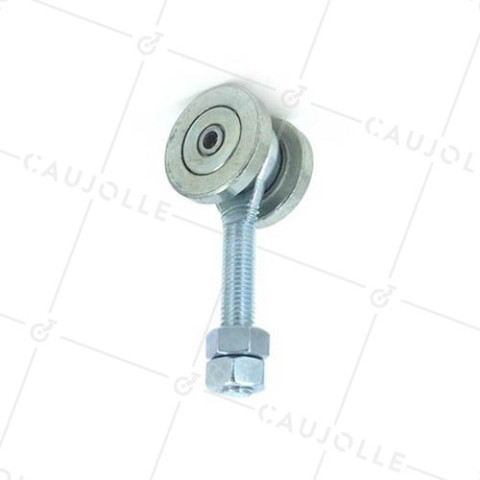 CARRO 2 RUEDAS PARA PUERTA SUSPENDIDA DE 100 KG - MEDIO 4.4.4 • Caujolle