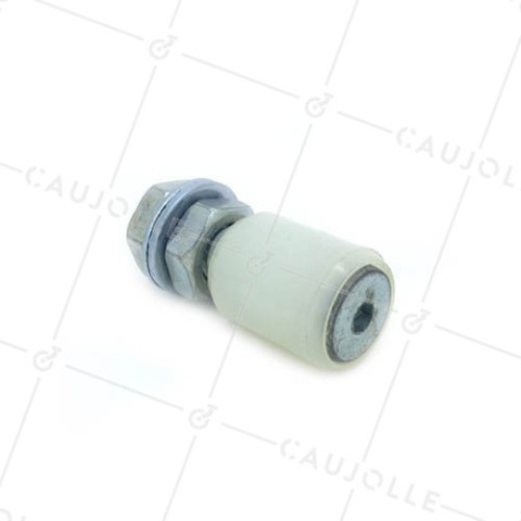 Rodillo de guía DE GUÍA PARA PUERTA CORREDIZA DIÁMETRO 25 MM LONGITUD 30 MM CON BULÓN 10 MM • Caujolle