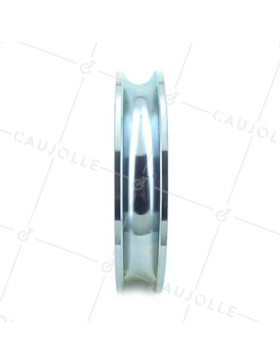 Rueda DE PORTAIL COULISSANT RENFORCÉE À Canal RONDE ÉTROITE DE 20 MM DIAMÈTRE 160 MM