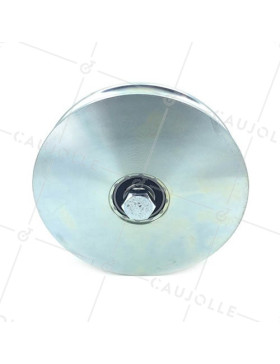 Rueda DE PORTAIL COULISSANT RENFORCÉE À Canal RONDE ÉTROITE DE 20 MM DIAMÈTRE 160 MM