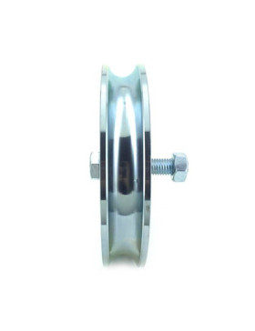 Rueda DE PORTAIL COULISSANT RENFORCÉE À Canal RONDE ÉTROITE DE 20 MM DIAMÈTRE 160 MM