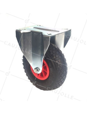 RUEDA FIJA HINCHABLE CON UN DIÁMETRO 260 MM CARGA 150 KG - S21-1 260 • Caujolle