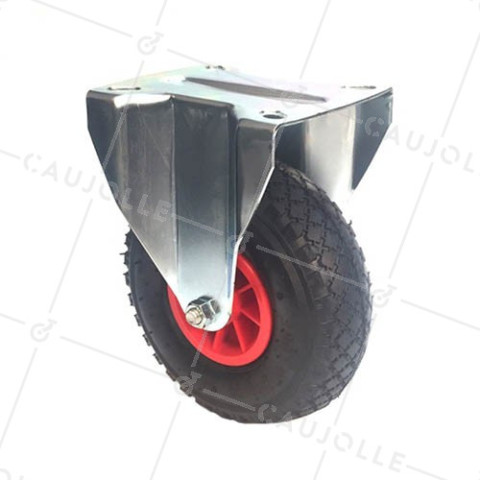 RUEDA FIJA HINCHABLE CON UN DIÁMETRO 260 MM CARGA 150 KG - S21-1 260 • Caujolle