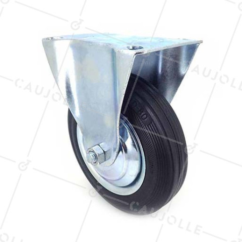 RUEDA FIJA DE MANUTENCIÓN CON UN DIÁMETRO DE 160 MM CARGA 150 KG - S73C 160 • Caujolle