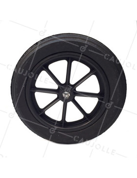 ROUE DE BROUETTE INCREVABLE DURE DIAMÈTRE 400 MM AXE 25 MM S605DP R25-74