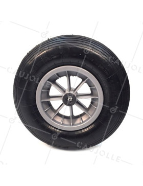 RUEDA DE CARRETILLA INFLADA, CON DIÁMETRO DE 400 MM, CARGA DE 150 KG, EJE DE 20 MM - S1006PR20/74
