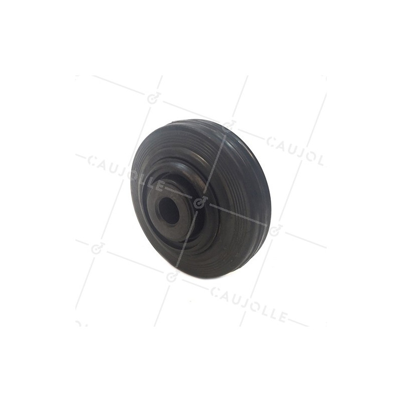 ROUE DE MANUTENTION EN CAOUTCHOUC DIAMÈTRE 125 MM AXE 20 MM S2000PC