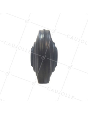 ROUE DE MANUTENTION EN CAOUTCHOUC DIAMÈTRE 125 MM AXE 20 MM S2000PC