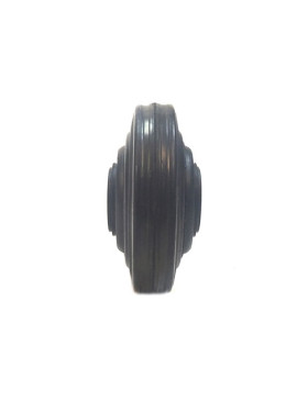 ROUE DE MANUTENTION EN CAOUTCHOUC DIAMÈTRE 125 MM AXE 20 MM S2000PC