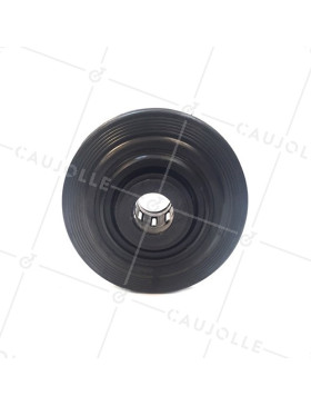 ROUE DE MANUTENTION EN CAOUTCHOUC DIAMÈTRE 125 MM AXE 25 MM S2000PC