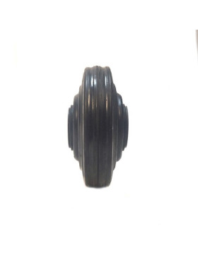 ROUE DE MANUTENTION EN CAOUTCHOUC DIAMÈTRE 125 MM AXE 25 MM S2000PC